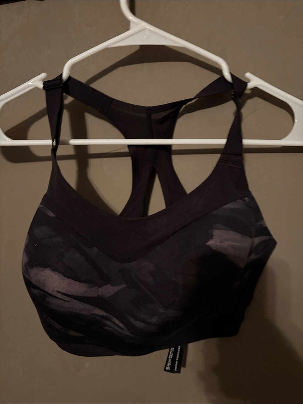 Victoria's Secret Black & Charcoal Racerback Sports Bra on point 32ddd